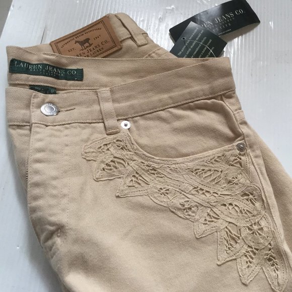 πππ - πππππ ππππππ πΌ Lace πCrochet Jeans - Picture 1 of 6